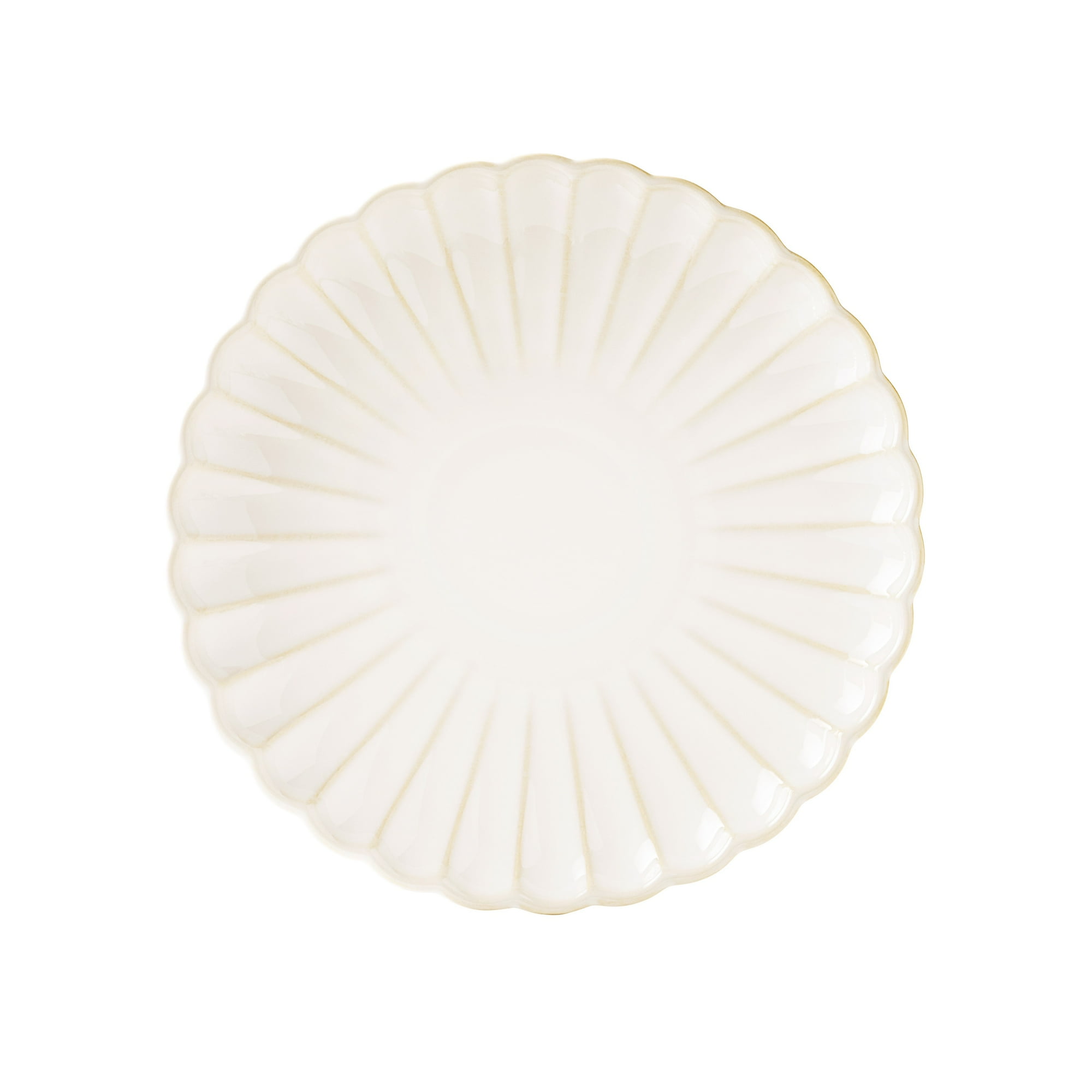 The Pioneer Woman Colette 12-Piece Stoneware Dinnerware Set, Cream
