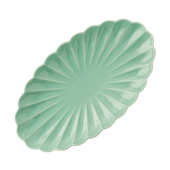 The Pioneer Woman Colette Stoneware 14-inch Serving Tray, Green
