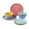 thumbnail image 1 of The Pioneer Woman Country Splatter 12-Piece Melamine Dinnerware Set, 1 of 8