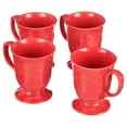 thumbnail interactive-video image 1 of The Pioneer Woman Cowgirl Lace 4-Piece 14-Ounce Mug Set, Red, 1 of 9
