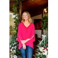thumbnail image 1 of The Pioneer Woman Crochet Neck Sharkbite Hem Tunic, Womens, 1 of 2