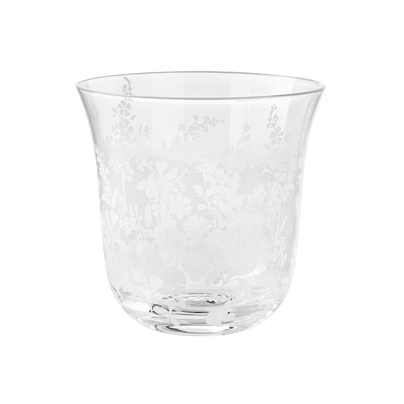 The Pioneer Woman Glass Daisy 12-Ounce Tumbler, Clear