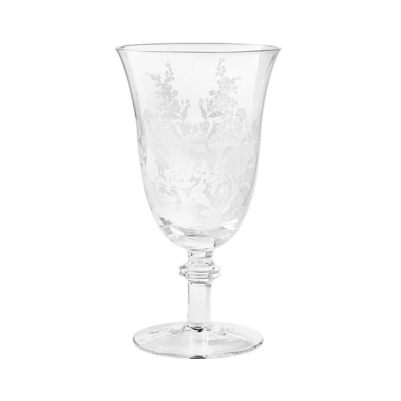 The Pioneer Woman Glass Daisy 14-Ounce Goblet, Clear