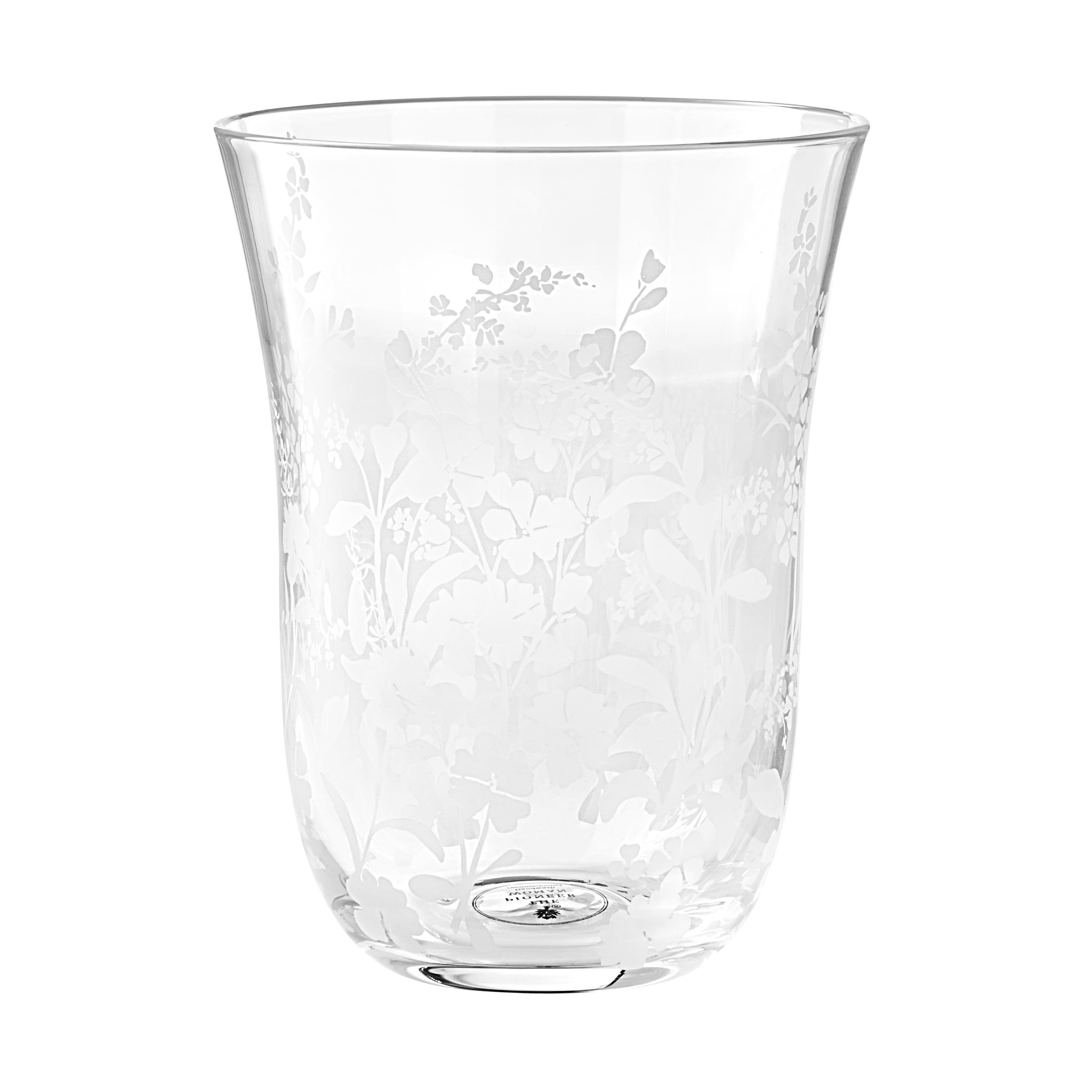The Pioneer Woman Glass Daisy 18 Ounce Tumbler, Clear
