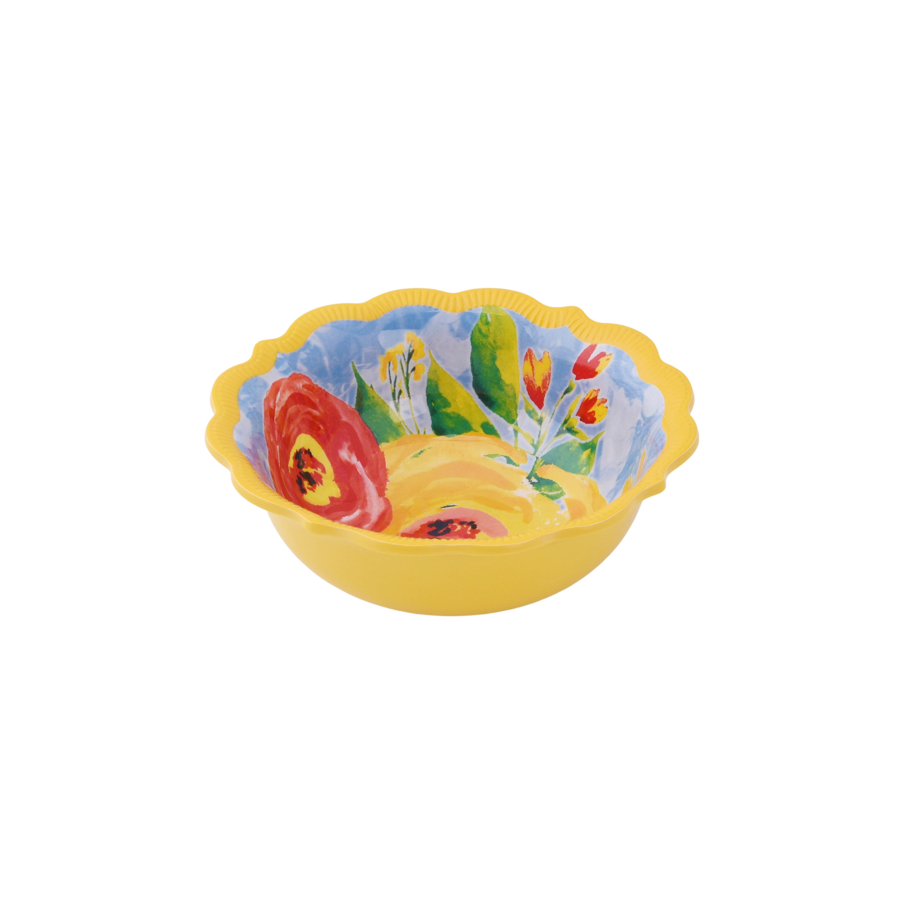 The Pioneer Woman Delaney Melamine Dip Bowl, Yellow