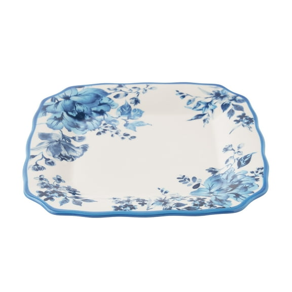 The Pioneer Woman Delilah Stoneware Dinner Plate, Blue
