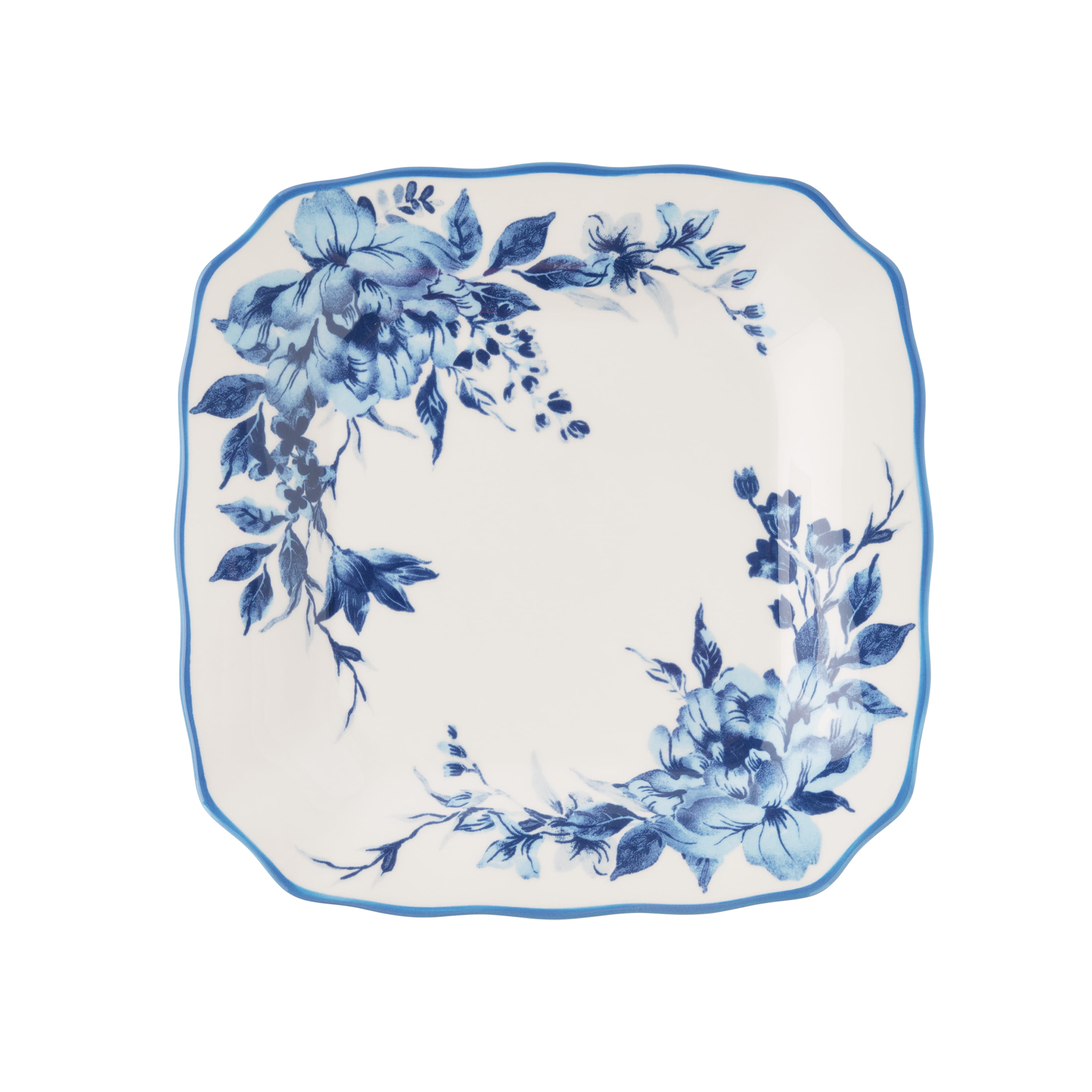 The Pioneer Woman Delilah Stoneware Salad Plate, Blue, 8.25 Inch