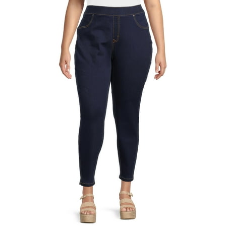 The Pioneer Woman Denim Pull On Stretch Jeggings, Women's