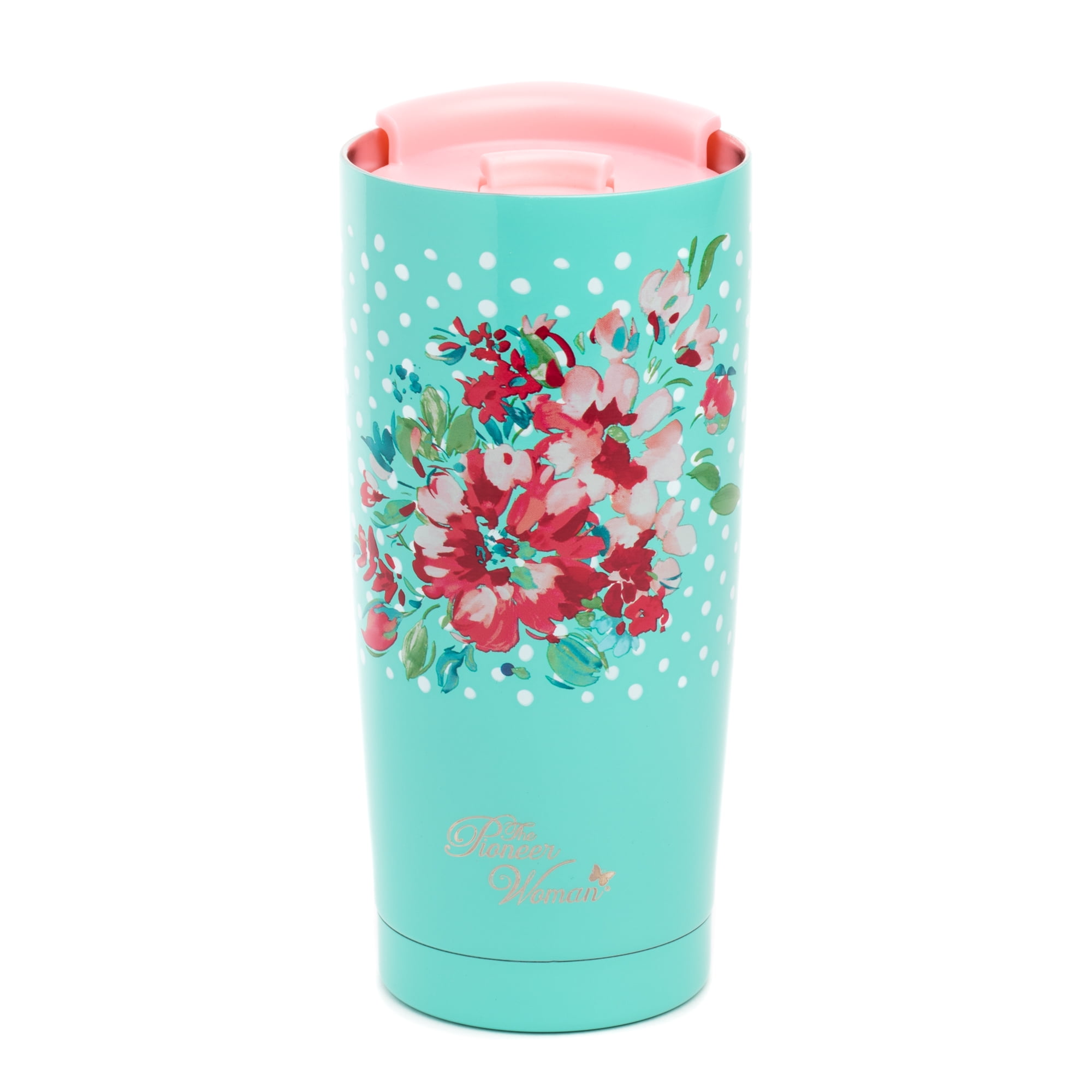 The Pioneer Woman Double Wall Insulated Stainless Steel Tumbler 20oz, Maverick Garden