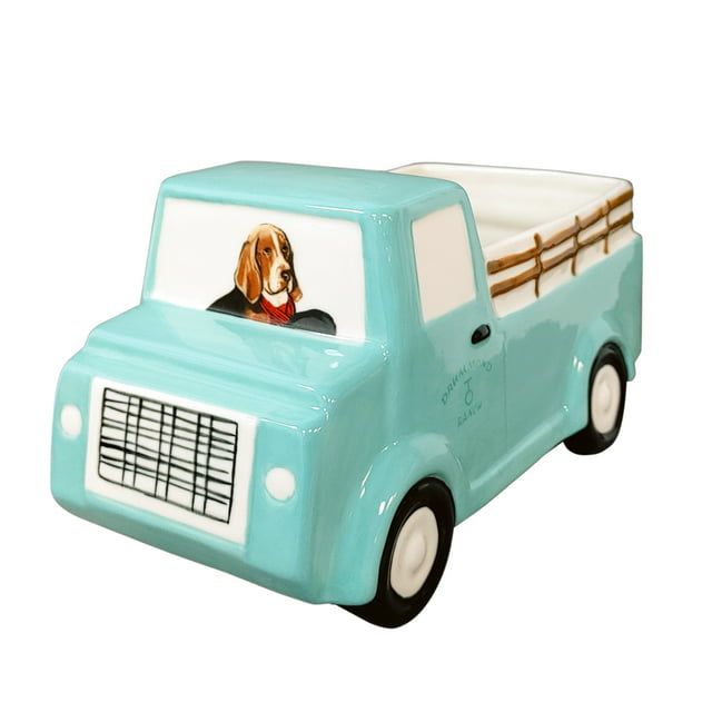 The Pioneer Woman Drummond Truck Novelty Planter 6 inch opening, Stoneware