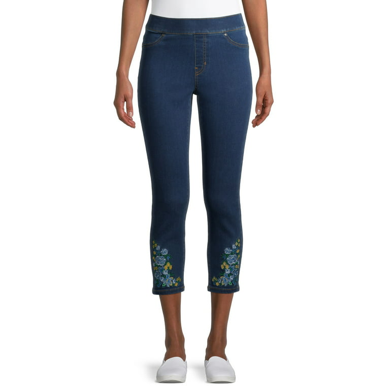 The Pioneer Woman Embroidered Pull on Jeggings 