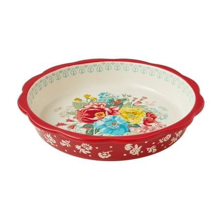The Pioneer Woman Fancy Flourish 10-Inch Stoneware Pie Pan