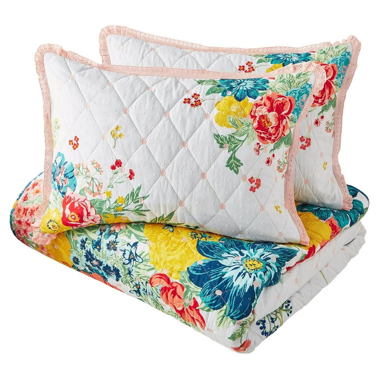 Pioneer Woman top King Quilt 3piecs