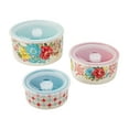 thumbnail image 1 of The Pioneer Woman Fancy Flourish 6-Piece Round Ceramic Bake & Store Nesting Bowls Set, 1 of 6
