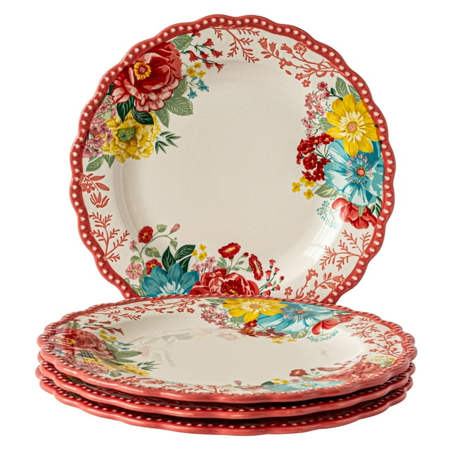 The Pioneer Woman Fancy Flourish Stoneware Dinner Plate