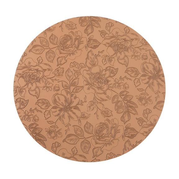 The Pioneer Woman Faux Leather Placemat for Dining Room Table, 15" R