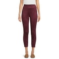 thumbnail image 1 of The Pioneer Woman Faux Suede Leggings, 27” Inseam, Sizes XS-XXL, Women’s, 1 of 5
