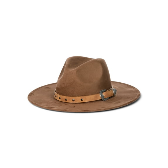 The Pioneer Woman Fedora Hat with Studded Band, Brown