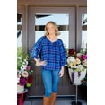 The Pioneer Woman Flannel Peasant Blouse, Women's