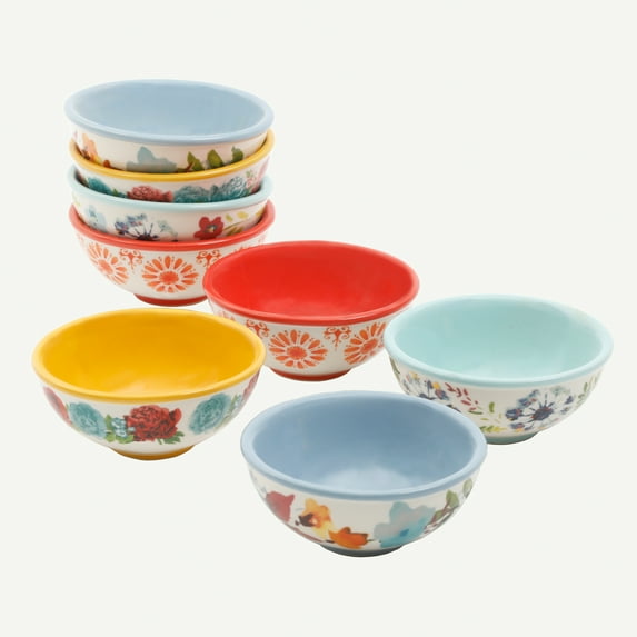 The Pioneer Woman Flea Market 8-Piece 3.12-inch Dip Bowl Set