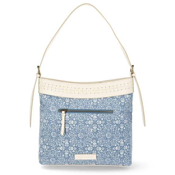 The Pioneer Woman Floral Denim Hobo Bag, Women’s