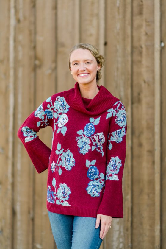 cowl neck sweater hoodie