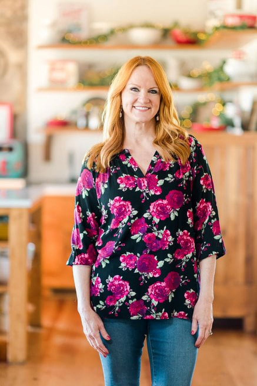floral peasant top