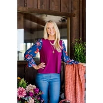 The Pioneer Woman Flounce Sleeve Blouse, Women’s