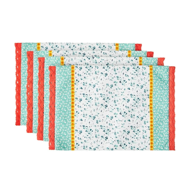 The Pioneer Woman Flourish Ditsy 4Piece Placemat Set
