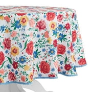 The Pioneer Woman Flowering Frontier Fabric Tablecloth, Multi-color, 70" Round