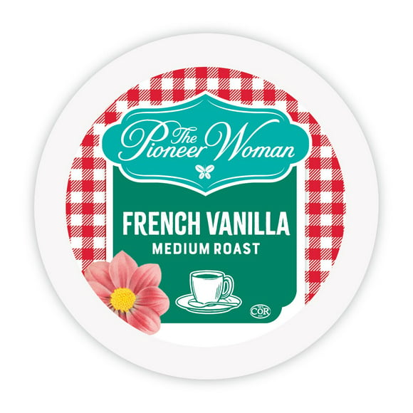 The Pioneer Woman French Vanilla Coffee Pods, Medium Roast, 24 Count for Keurig K Cups