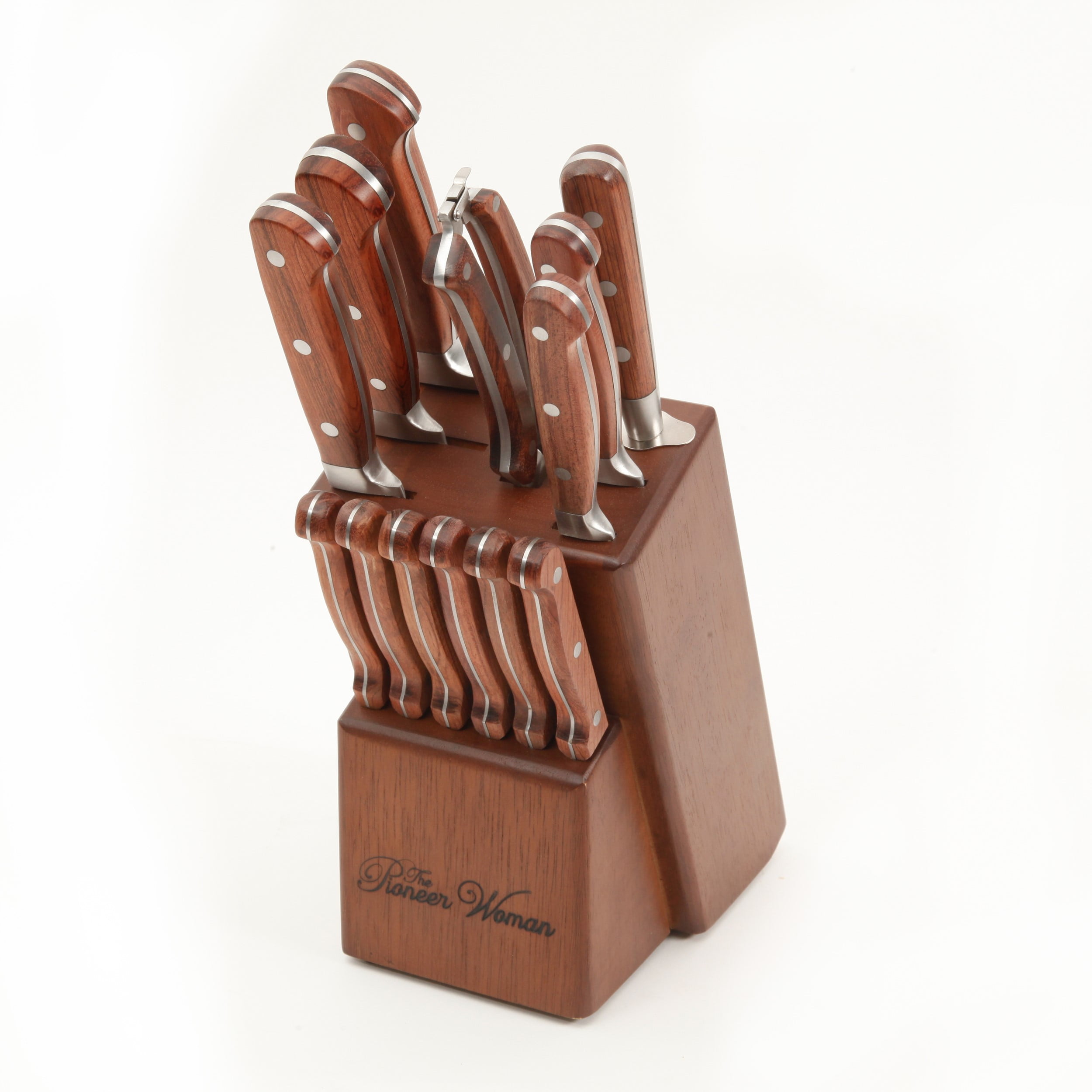 The Pioneer Rustic 14-Piece Cutlery Set With Knife Block for sale online
