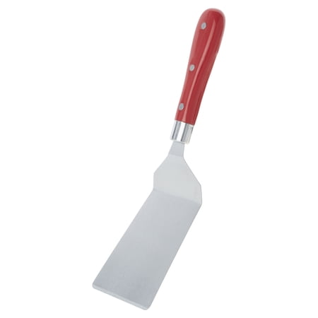 The Pioneer Woman Frontier Collection Stainless Steel Jumbo Turner Spatula, Silver/Red