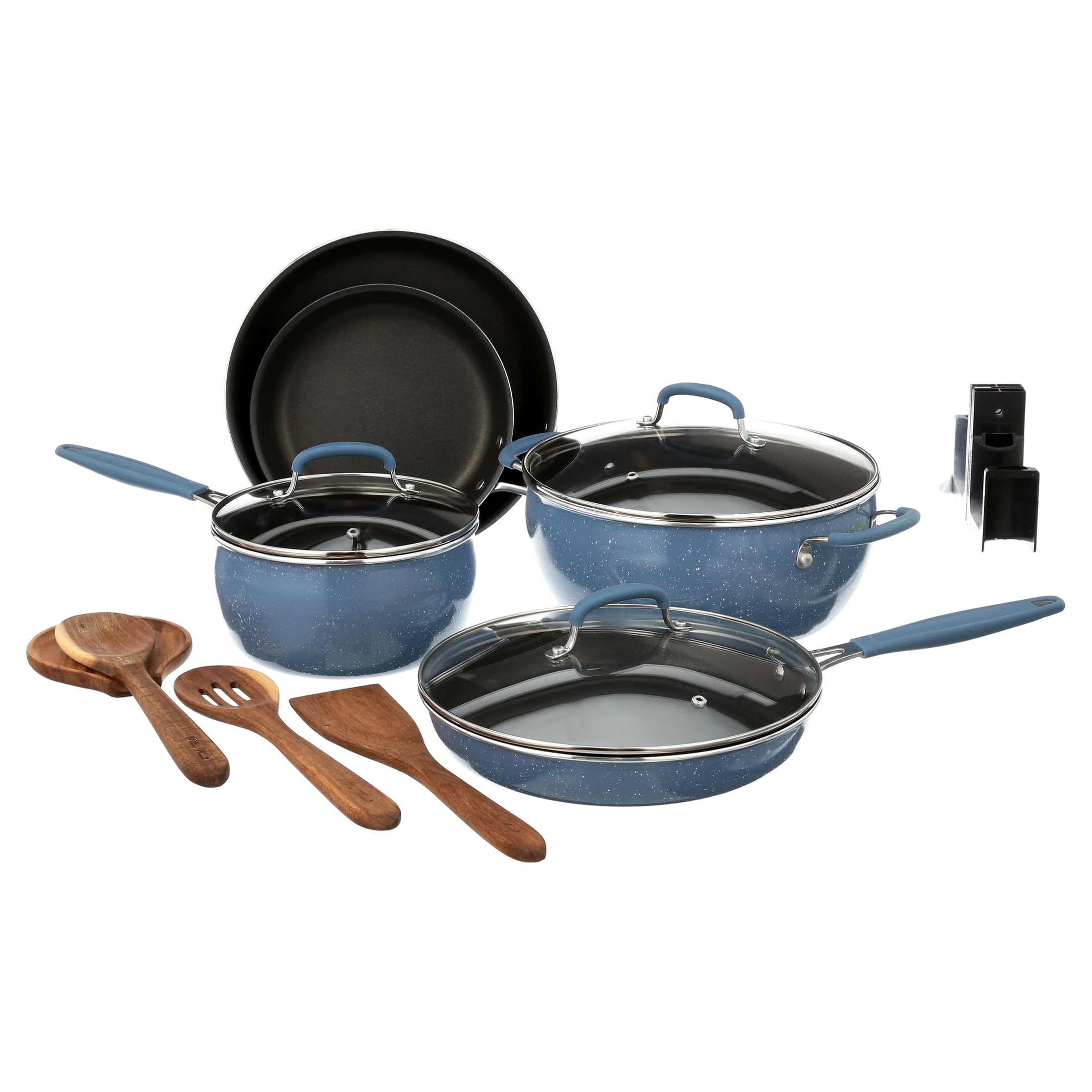 Pioneer Woman 12-Piece Aluminum Cookware Set, Teal Nigeria Ubuy