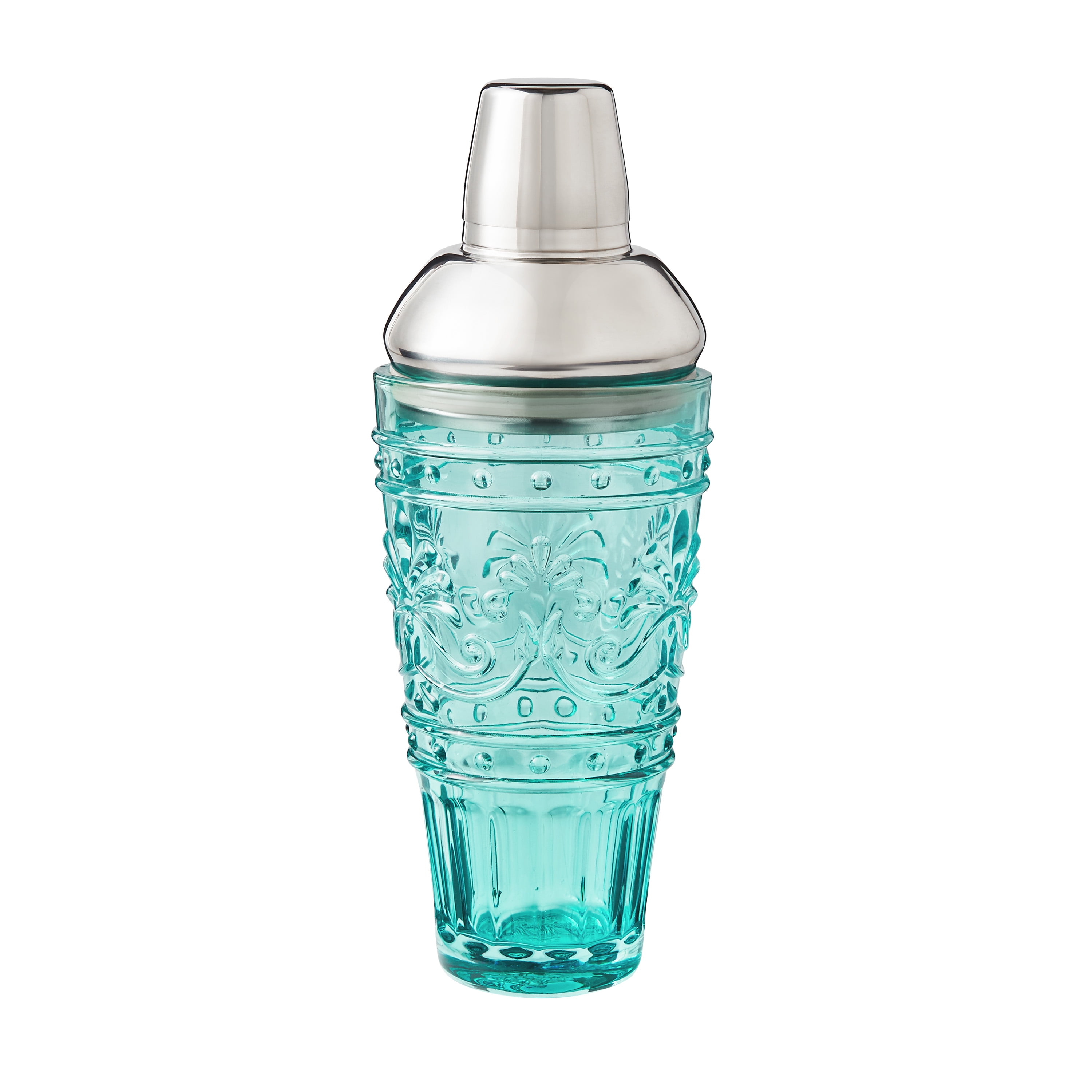 Transparent Scale Cocktail Shaker Bottle Mix Glass Drink Iced