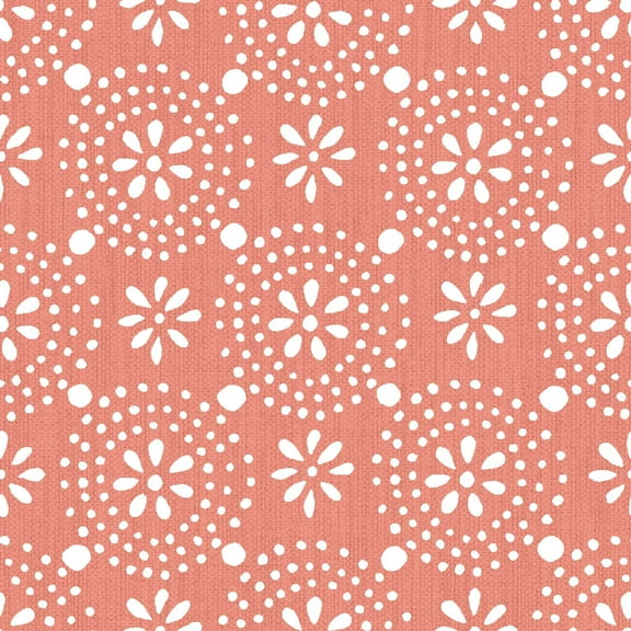 The Pioneer Woman Green Floral Geo Peel And Stick Vinyl Wallpaper, 215-in by 20.5-in, 30.75 sq. ft.