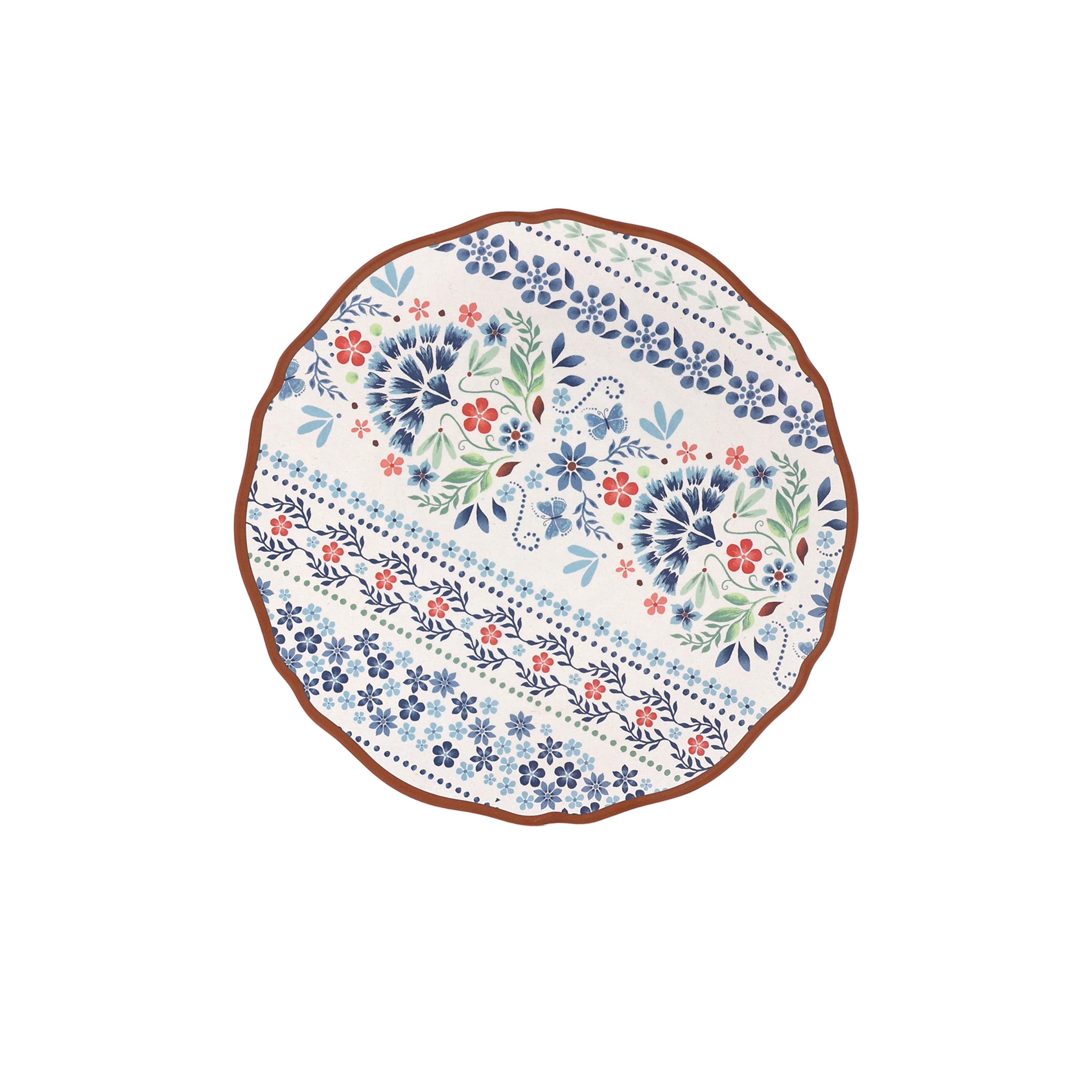 The Pioneer Woman Hattie Bamboo Melamine Dinner Plate, Multicolor