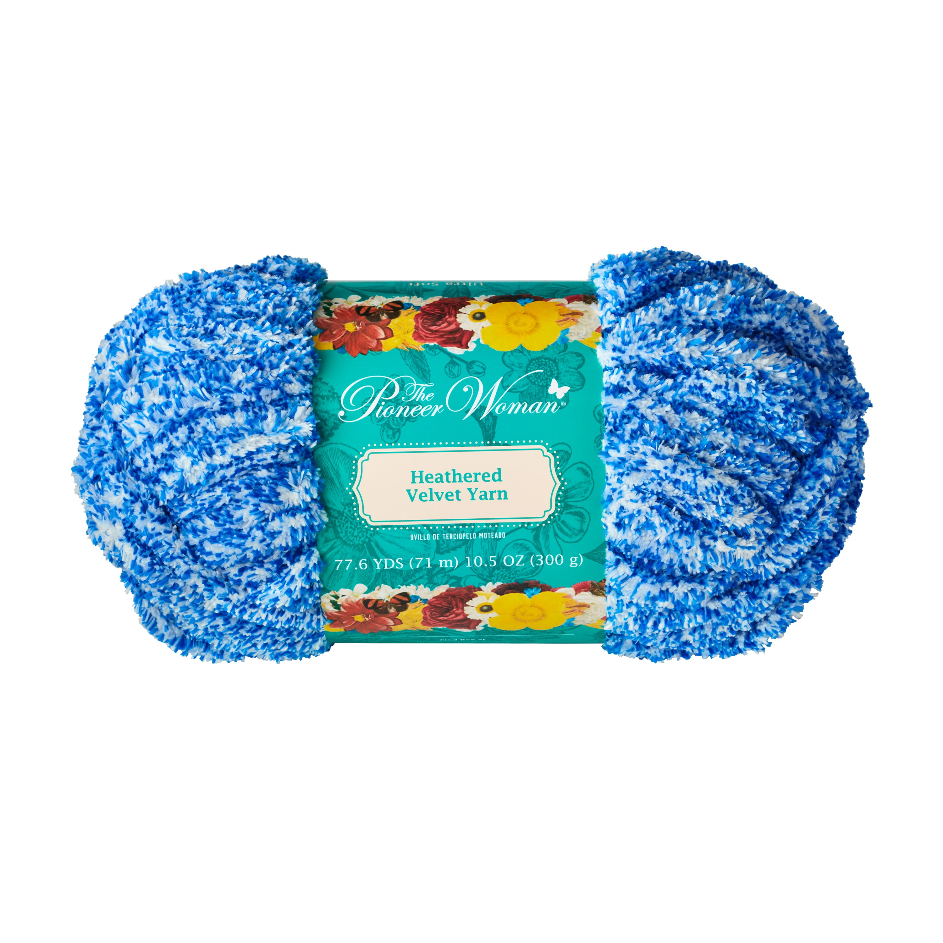 The Pioneer Woman Acrylic Yarn Ball Bright Blue 1 Ball