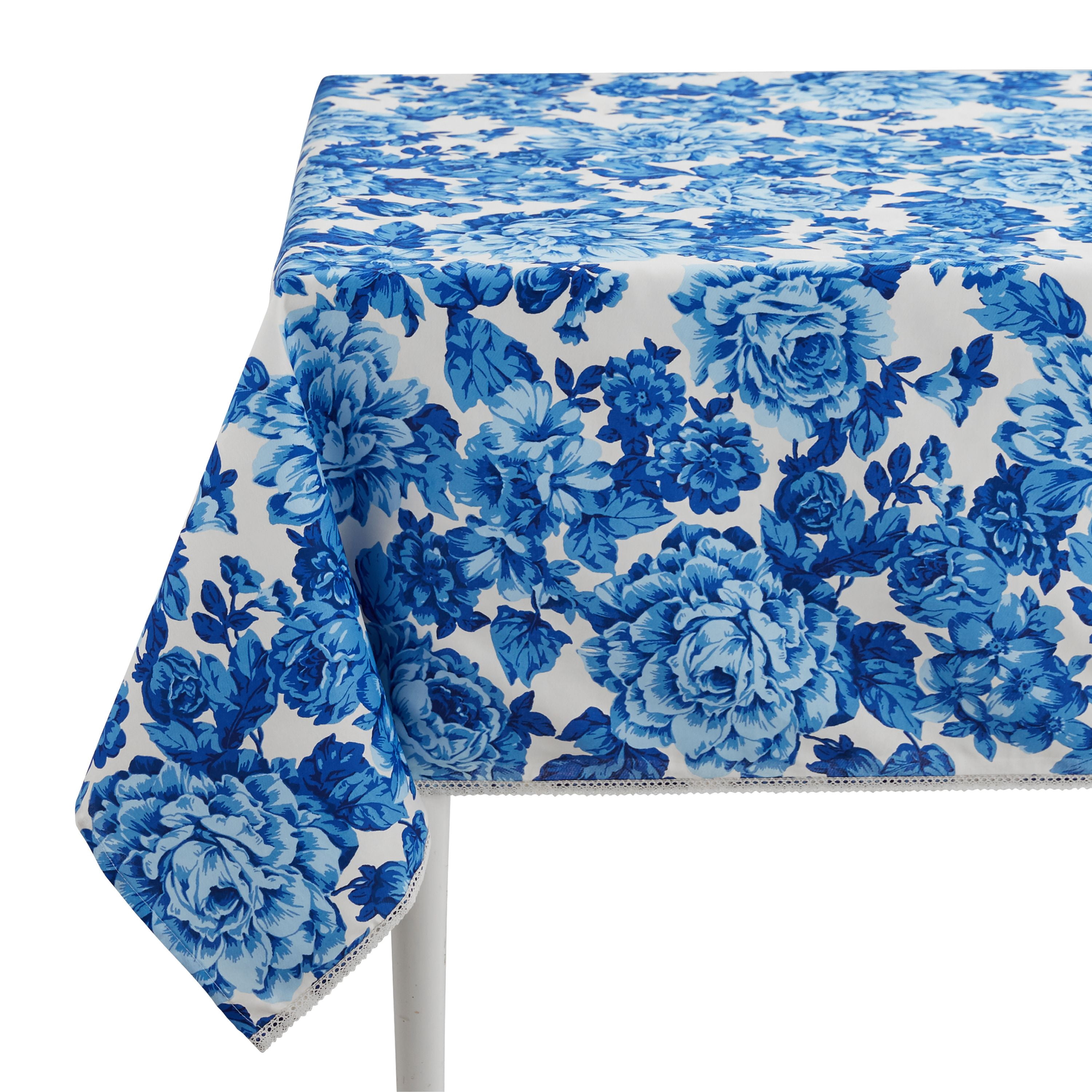 The Pioneer Woman Heritage Floral Fabric Tablecloth, 60"W x 102"L, Available in Multiple Sizes