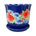 The Pioneer Woman Heritage Floral Planter, 6 inch, Stoneware