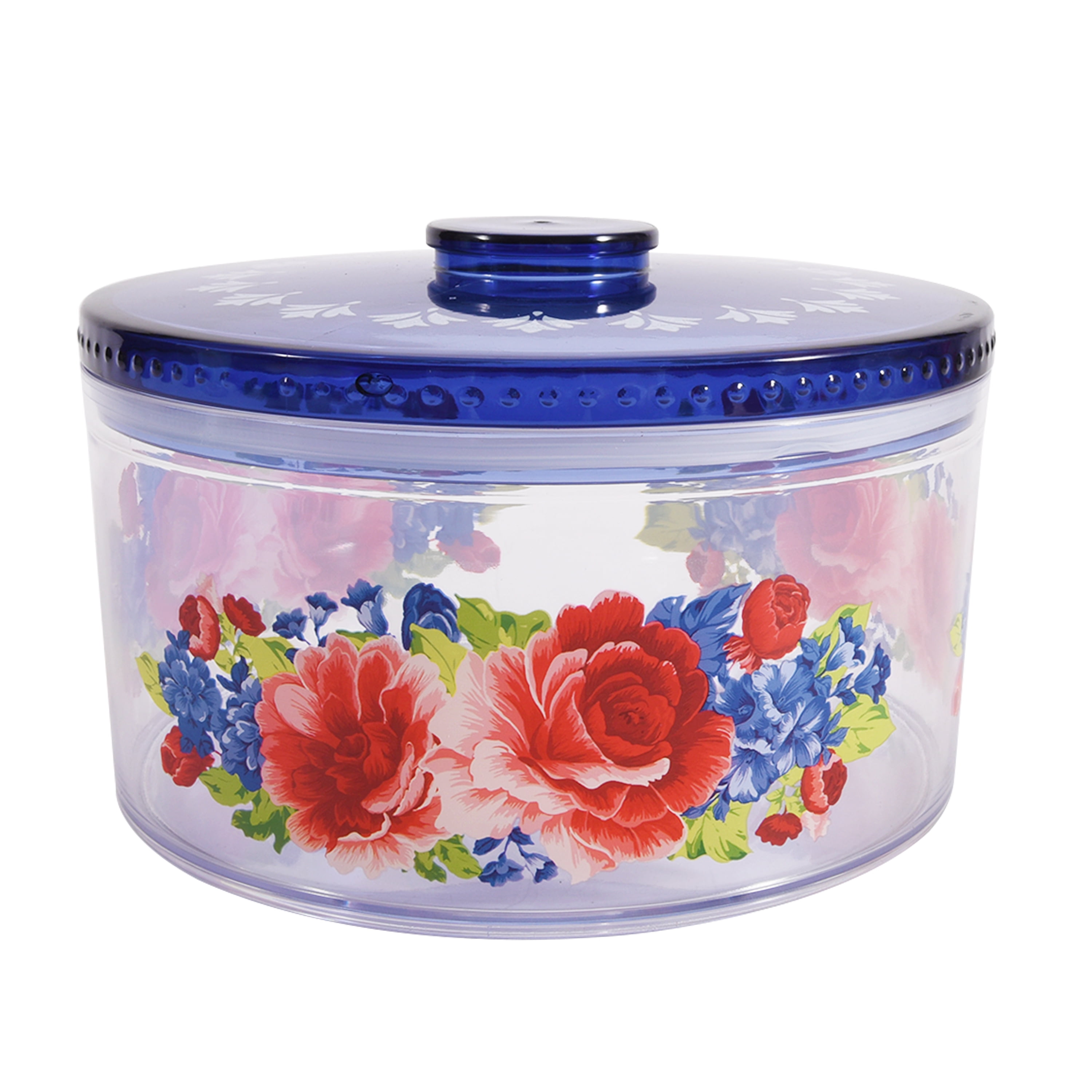 The Pioneer Woman Heritage Floral Plastic Treat Container