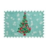 The Pioneer Woman Holiday  Cotton Bath Rug, Teal, 20" x 32"