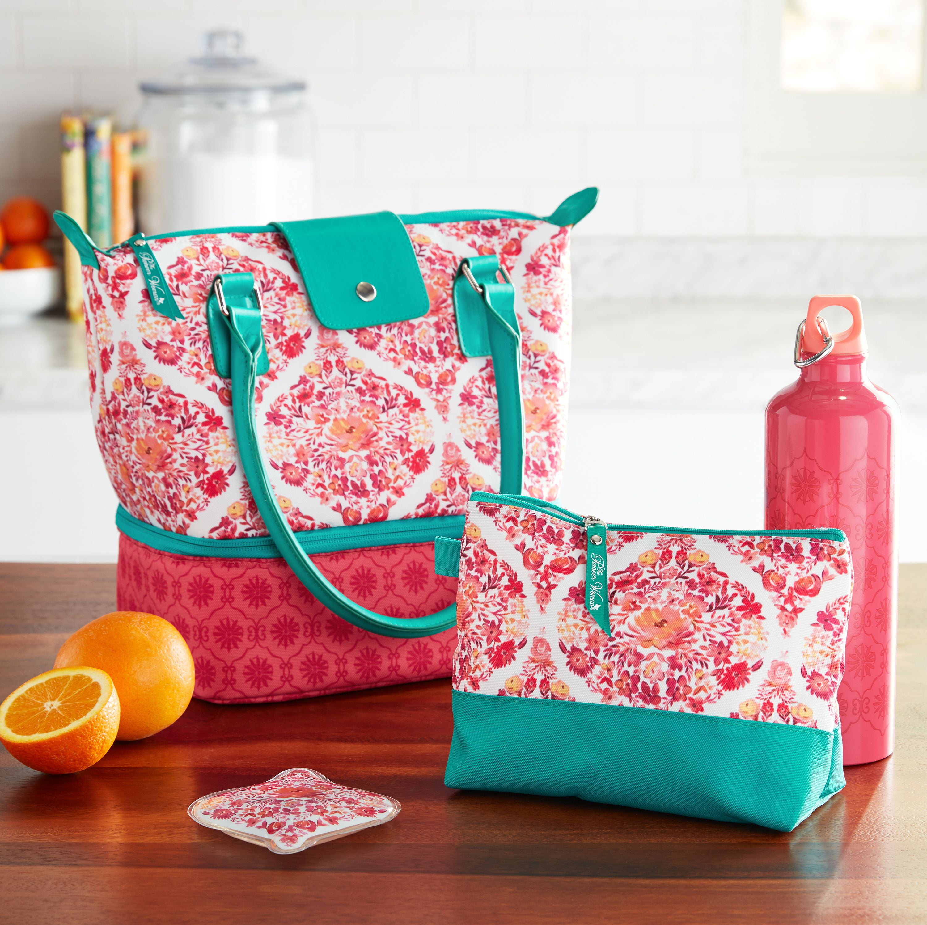 The Pioneer Woman Patchwork 4-Piece Lunch Combo Set 
