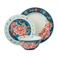 The Pioneer Woman Keepsake Floral 12Piece Stoneware Dinnerware Set