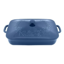 The Pioneer Woman Keepsake Floral 9" x 13" Ceramic Casserole with Lid