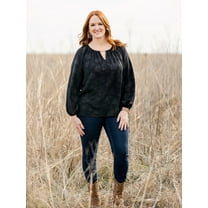 The Pioneer Woman Keyhole Blouse, Women's