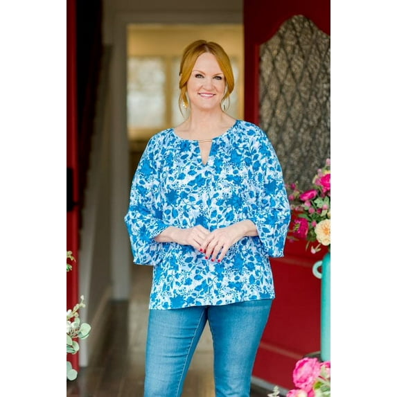 The Pioneer Woman Keyhole Crepe Top Women's