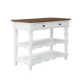 thumbnail image 1 of The Pioneer Woman Kitchen Islands with Storage Shelves, Solid Wood White, 47.50 in, 1 of 10