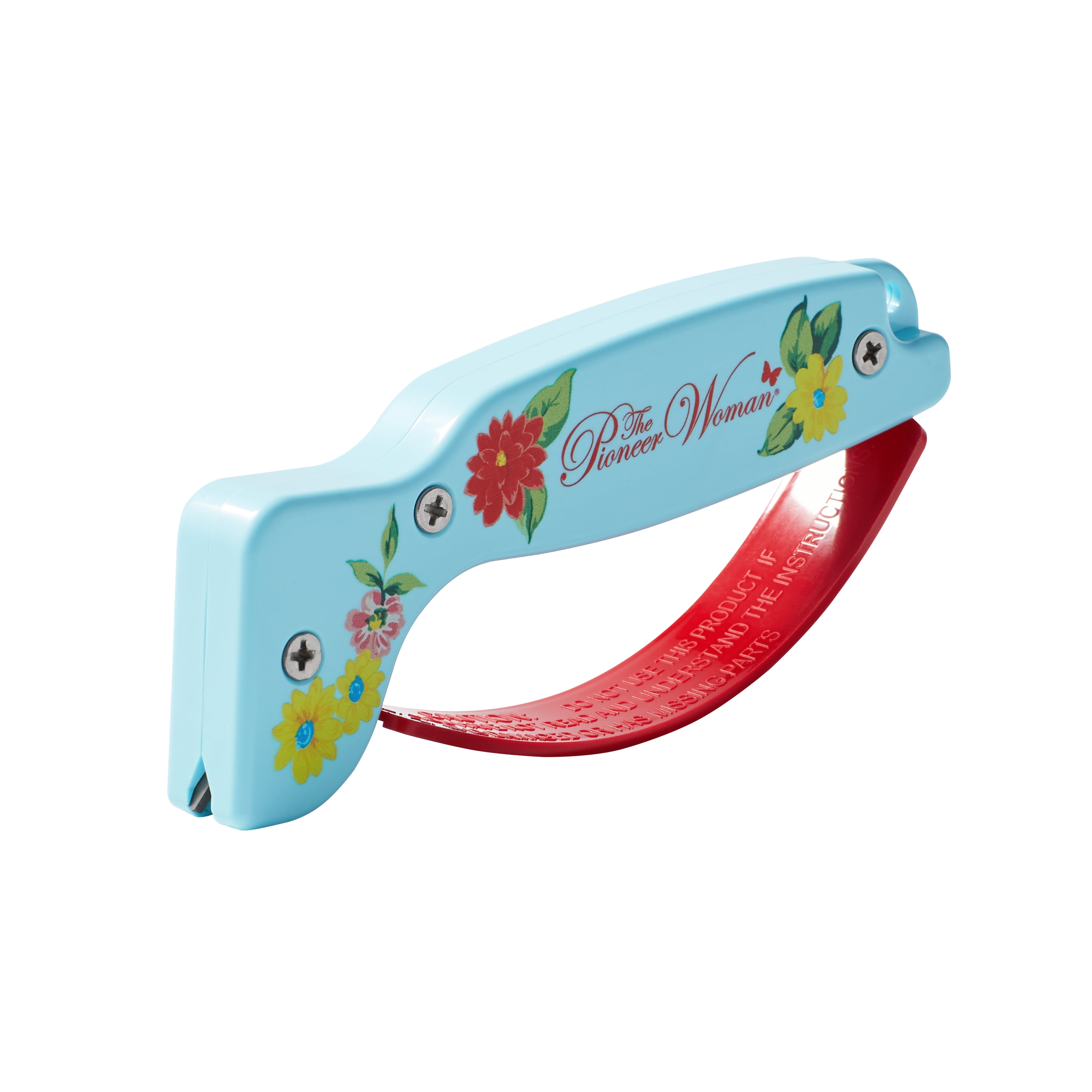 The Pioneer Woman Knife Sharpener, Sweet Rose.   Hand Held Manual Knife Sharpener.  .15 lbs.