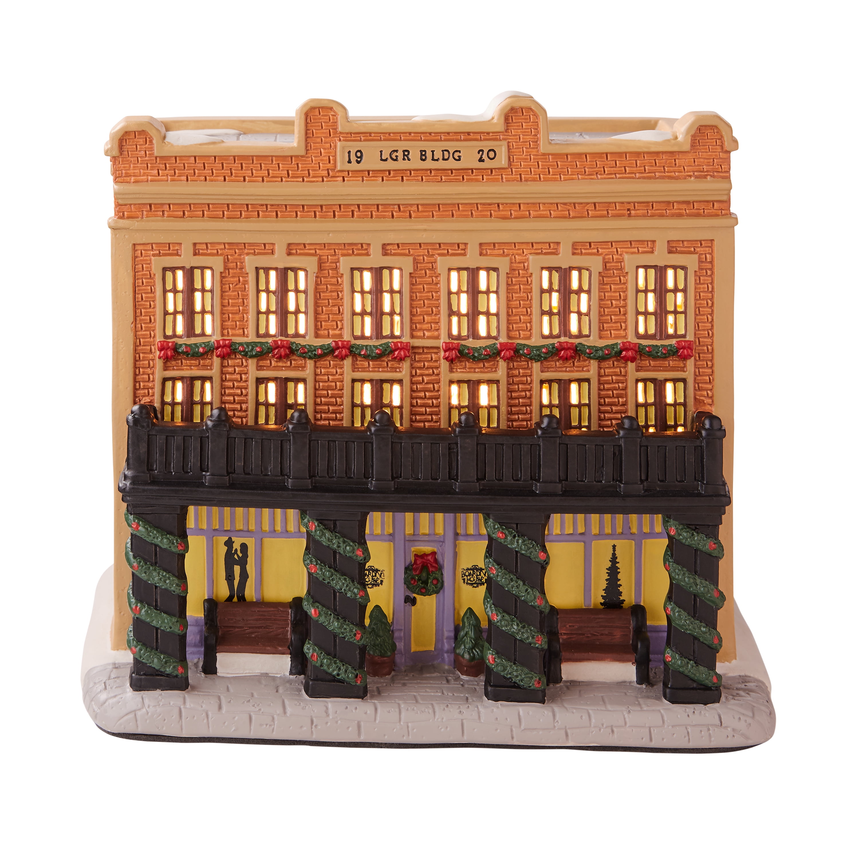 The Pioneer Woman LED Christmas Village Decor, Boarding House